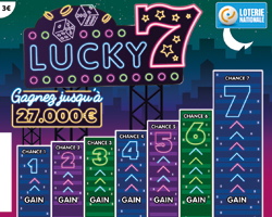 jeu à gratter Lucky 7